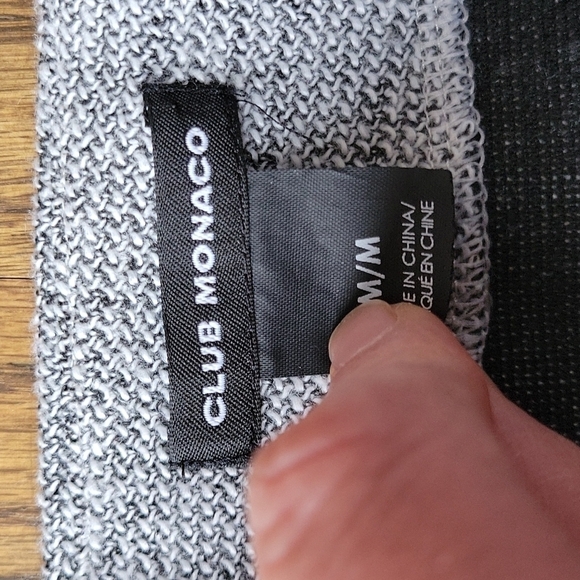 Y2K Vintage Strapless Tube Knit Wool Gray Mini Bare Shoulder Dress Bow Front Tie - Picture 5 of 11